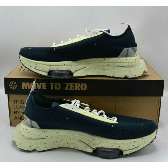 NWB Nike Mens Size 11.5 Air Zoom Type Crater Lime Navy White Shoes DH9628-400 main image 7